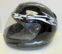 Full Face Dual Venting Snowmobile Helmet w/Black G