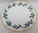 Set of 4 Mikasa Ribbon Holly 10.75" Christmas Dinn