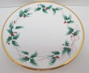 Mikasa Ribbon Holly 8" Salad Dessert Plate Set/4 O