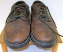 Womens 8.5 M Eastland Shoes Brown Leather Lace Up 