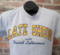 Late Show with David Letterman Gray T-Shirt Sz Sma