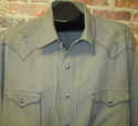 Ryan Michael Vintage Embroidered Western Shirt Sz 