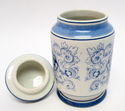 Dutch Hand Painted Blue Delft Holland Covered Jar/