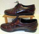 Womens Italy Cordovan Leather Oxford US 7 Shoe EUR