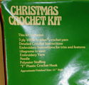 Vintage Christmas Snowman Crochet Doll Kit w/Hook 