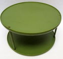 Vintage Rubbermaid Green 2-Tier Lazy Susan Turntab