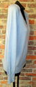 Classic Ann Taylor V-Neck Light Blue Wool Blend Sw