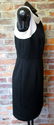 DANA BUCHMAN Classic Black Sleeveless Dress w/Crea