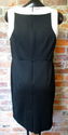 DANA BUCHMAN Classic Black Sleeveless Dress w/Crea