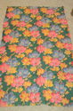 Vintage Cotton Fabric 35" Wide Leaf Pattern Sun Fa