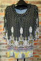 Style & Co Womens Long Tunic Top Plus Sz 1X Black 