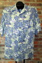 Mens L Hawaiian Shirt Rayon Short Sleeve Cruise Re