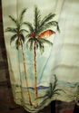 Mens XL Beach Scene Border Print Short Sleeve Rayo