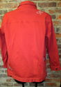 Womens M Red Jacket Coat Embellished w/Rhinestone 