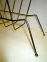 Vintage Atomic Era Magazine Rack or Mid Century LP