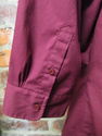 Riders by Lee Womens Maroon Button Front Shirt Sz 