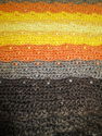 Handmade Crocheted Afghan/Blanket/Throw in shades 