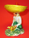 Old Mexico California Vintage Chalkware Figure Man