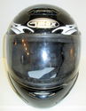 Full Face Dual Venting Snowmobile Helmet w/Black G