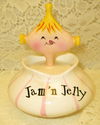 Vintage 1958 Holt Howard Pixieware Jam n Jelly Jar