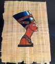 Handmade Egyptian Papyrus Paper Painting Egypt Que