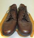 Easy Spirit 8.5 B Brown Leather Shoes Lace Up Gran