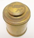 Antique Brass LA PALINA Senators Cigar Humidor Hol