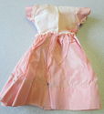 Vintage 1940s 50s Era Pink Taffetta Doll Dress on 