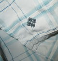 Mens Sz L Columbia Sportswear Blue Shirt w/Mesh Ba