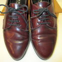 Womens Italy Cordovan Leather Oxford US 7 Shoe EUR