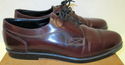 Womens Italy Cordovan Leather Oxford US 7 Shoe EUR