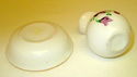 Vintage Bone China Miniature Pitcher and Bowl Set 