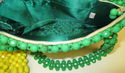 Vintage 1960s Plastic Beaded Purse LOT od 2 Retro 