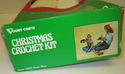 Vintage Christmas Snowman Crochet Doll Kit w/Hook 