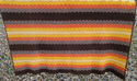 Handmade Crocheted Afghan/Blanket/Throw in shades 