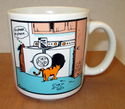 The Far Side Mug 1985 Cat Fud Dryer Dog Please Cof