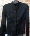 Womens Sz 6 Talbots Stretch Velvet Black Jacket Bl