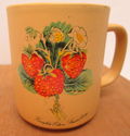 Strawberries Mug w/Knights Elton Strawberry by Cla