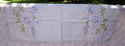 Vintage 42" Embroidered Linen Table Runner w/Hand 