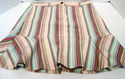 Womens Multi Colored Sz 4 Striped Skirt w/Ruffled 