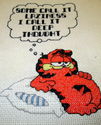 Vintage Garfield Counted Cross Stitch Some Call It