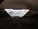 Vintage Mens Knit Shirt XL 17-171/2 Brown Pointed 