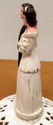 Vintage Chalkware Wedding Cake Topper Bride Groom 