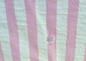 Vintage Bates Pink & White Seersucker Fabric w/Che