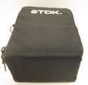 Black TDK Cassette Case Audio Storage Tape Holder 