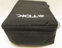 Black TDK Cassette Case Audio Storage Tape Holder 