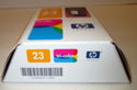 Genuine HP 23 Tri-Color Ink Cartridge C1823D Trico