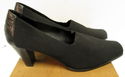 Womens Shoes Size 10 Black Pumps w/Chunky Heel - V