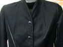 Womens Sz 6 Talbots Stretch Velvet Black Jacket Bl