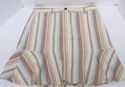 Womens Multi Colored Sz 4 Striped Skirt w/Ruffled 